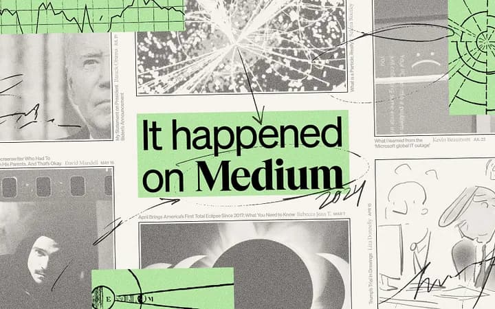 صورة مقال حدث ذلك على منصة Medium في عام 2024